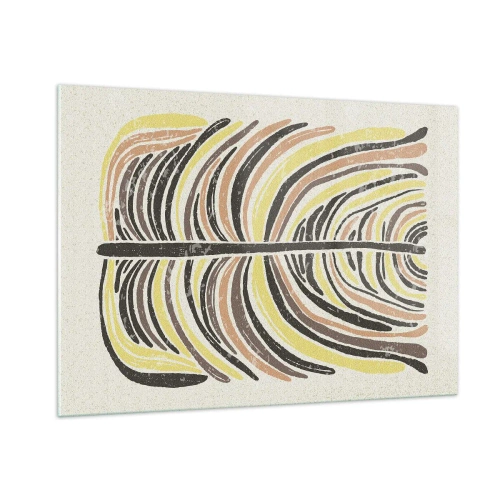 Üveg kép - Élénk absztrakció - 100x70 cm