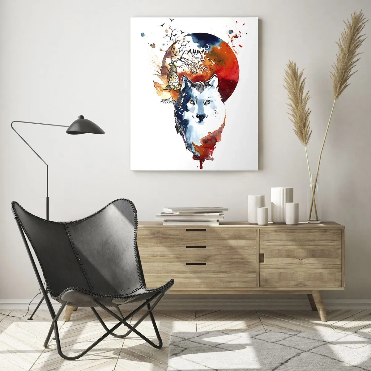 Üveg kép - Szembe az éjszakával - 80x120 cm