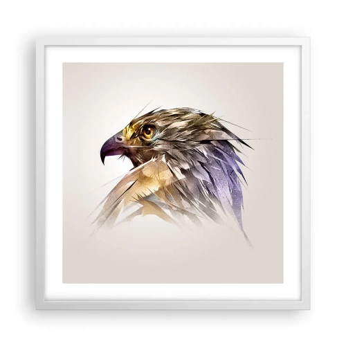 Poszter fekete keretben - Egy harcos portréja - 50x50 cm