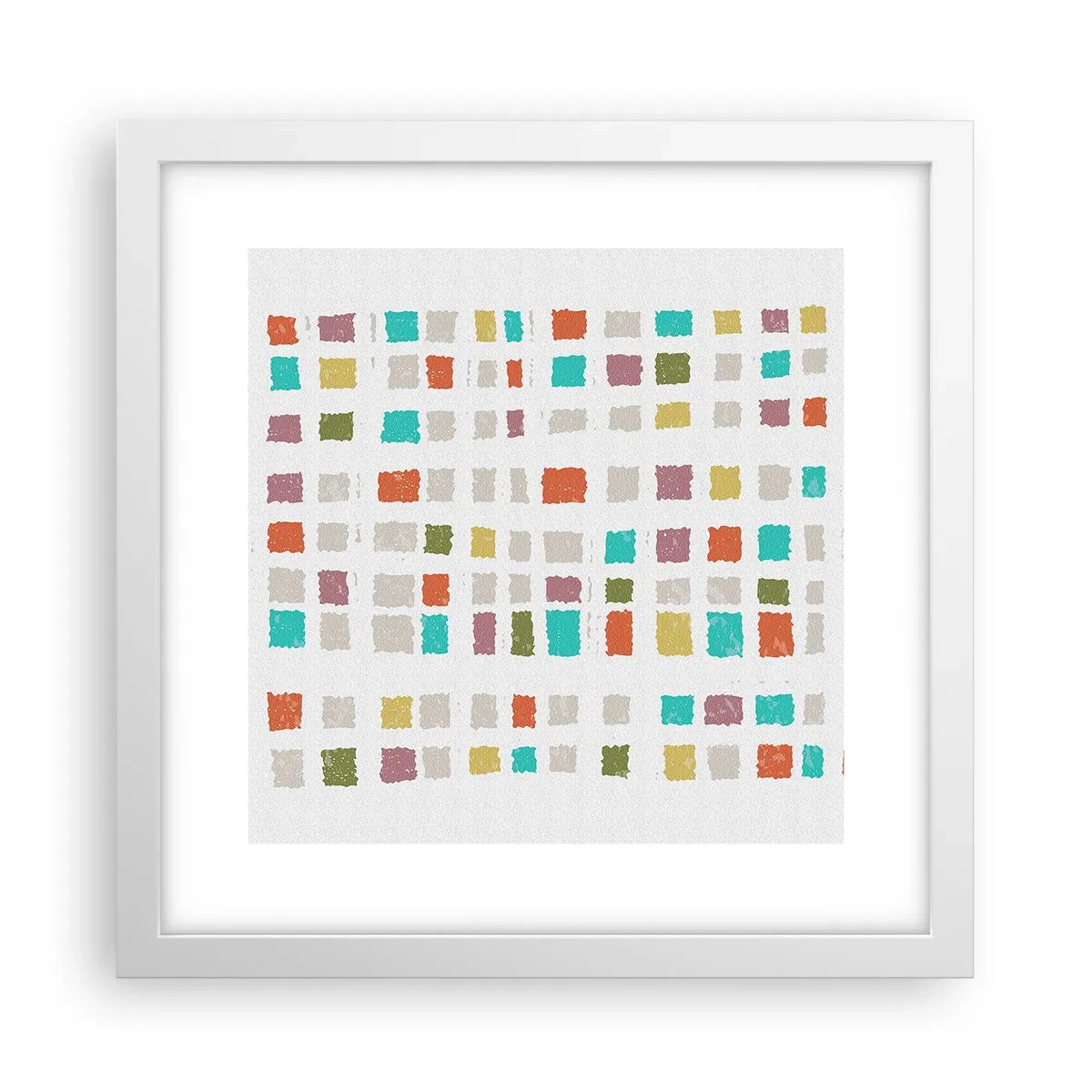 Poszter fekete keretben - Ismeretlen játék - 30x30 cm