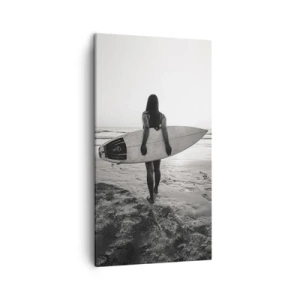 Vászonkép - Tengeri hullámok lánya - 45x80 cm