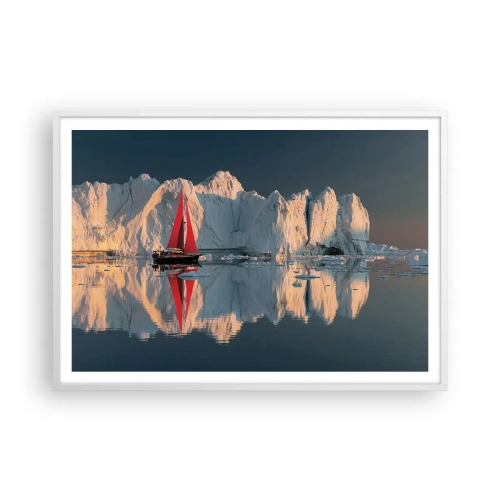 Poszter fekete keretben - A világ peremén - 100x70 cm