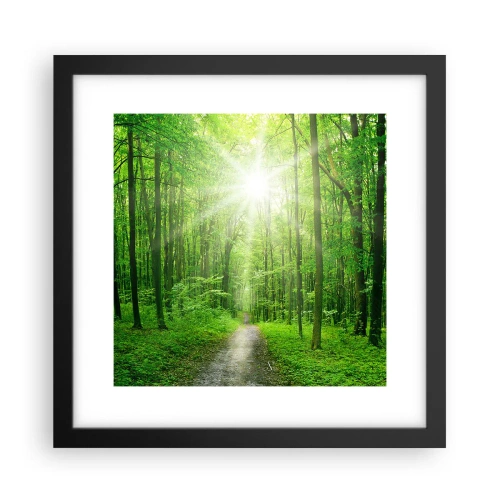 Poszter fehér keretben - A zöld katedrális - 30x30 cm