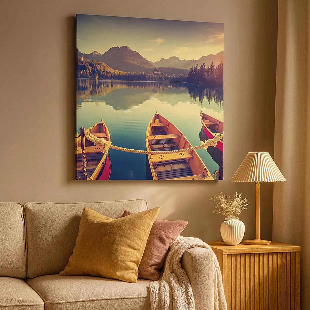 Vászonkép - Élni az ő törvényei szerint - 30x30 cm