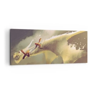 Vászonkép - Segítségre a világnak - 100x40 cm