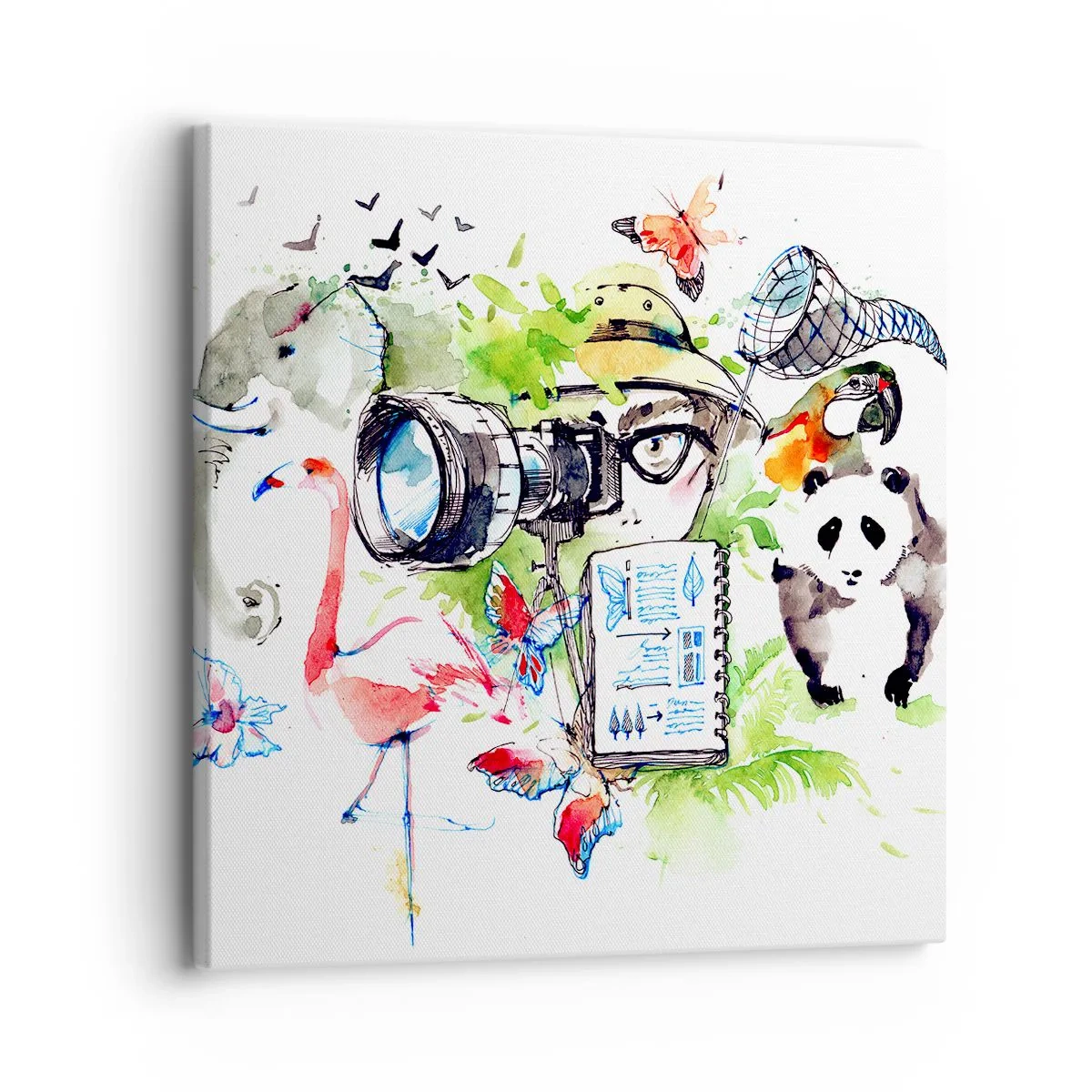 Vászonkép - Az utazó lencséjében - 30x30 cm