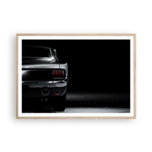 Poszter világos tölgy keretben - Klasszikus báj - 100x70 cm