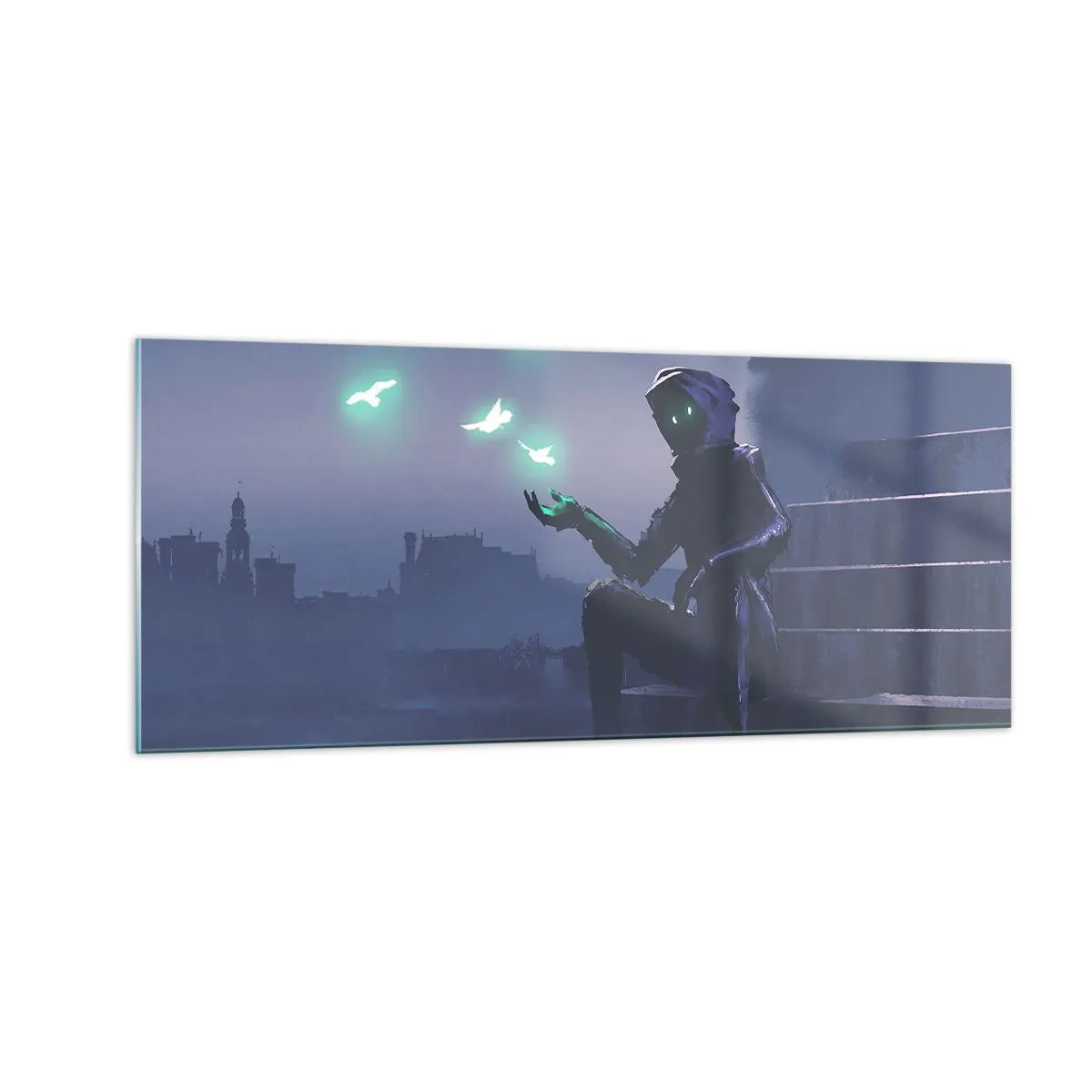 Üveg kép - Az élet vissza fog térni - 100x40 cm