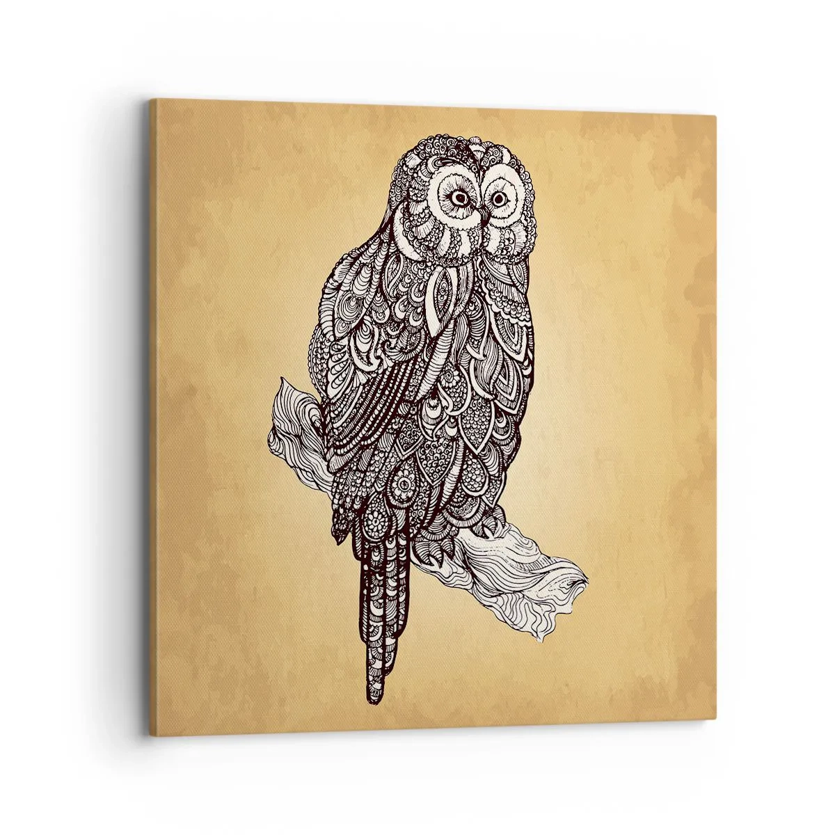 Vászonkép - A bölcsesség bonyolult díszei - 70x70 cm