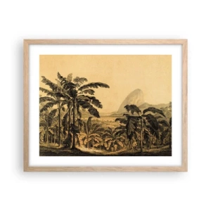 Poszter világos tölgy keretben - Gyarmati klímában - 50x40 cm