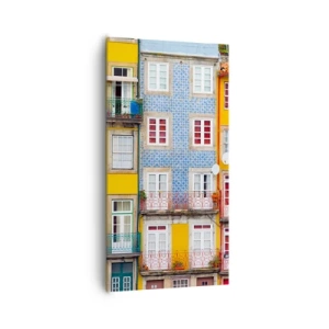 Vászonkép - Az óváros színei - 65x120 cm