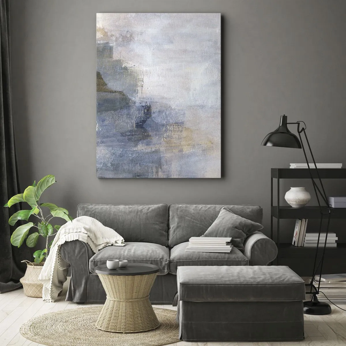 Vászonkép - Színtónusok és akkordok - 65x120 cm