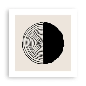 Poszter - Fele fele - 40x40 cm