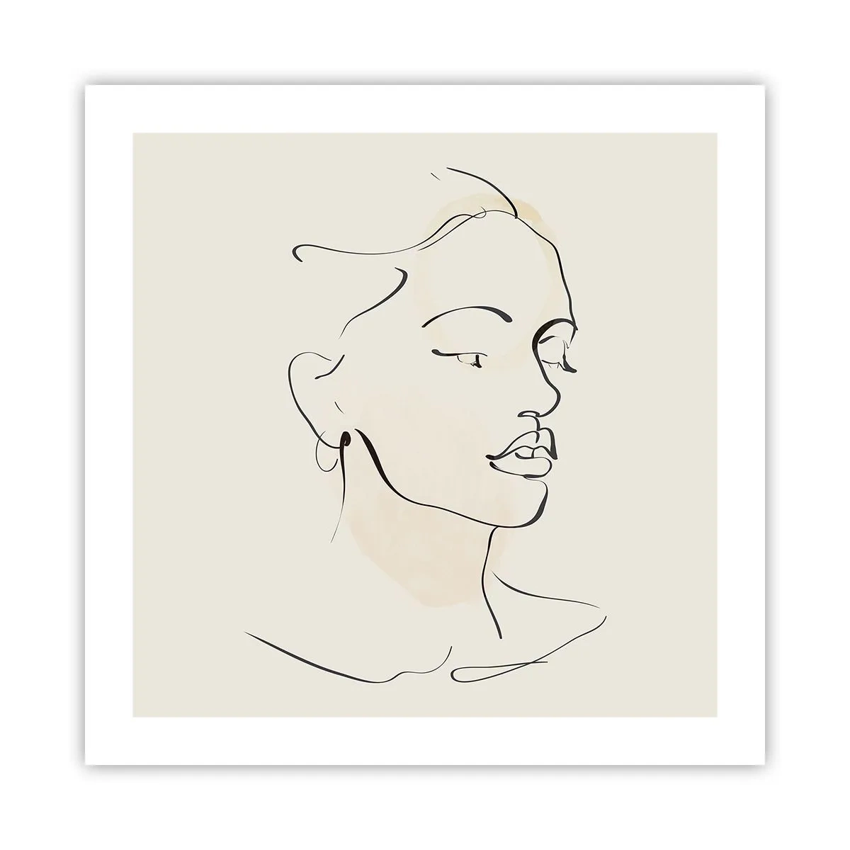 Poszter - Bizonyos vonallal - 50x50 cm