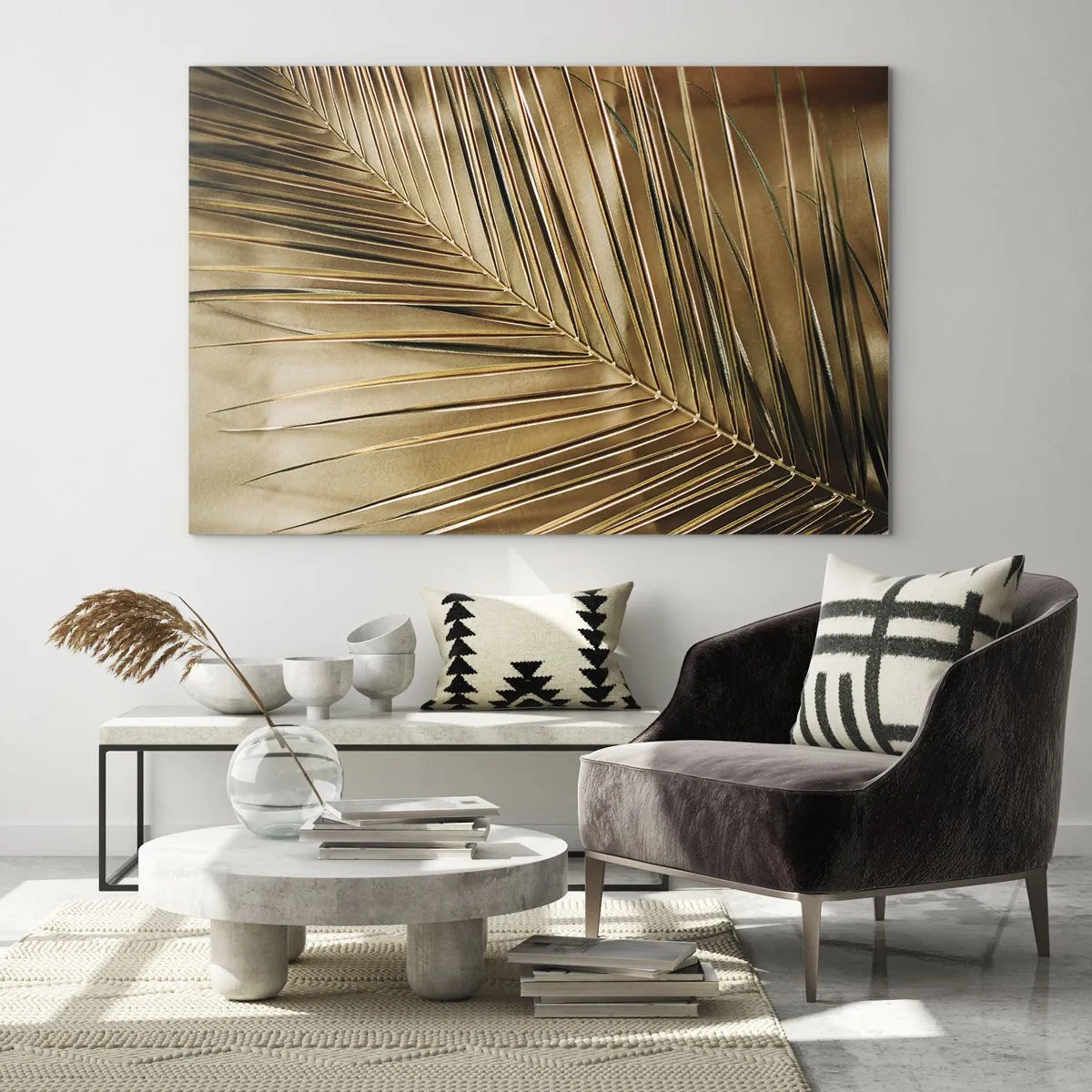 Üveg kép - Természetes oszlopsor - 100x70 cm