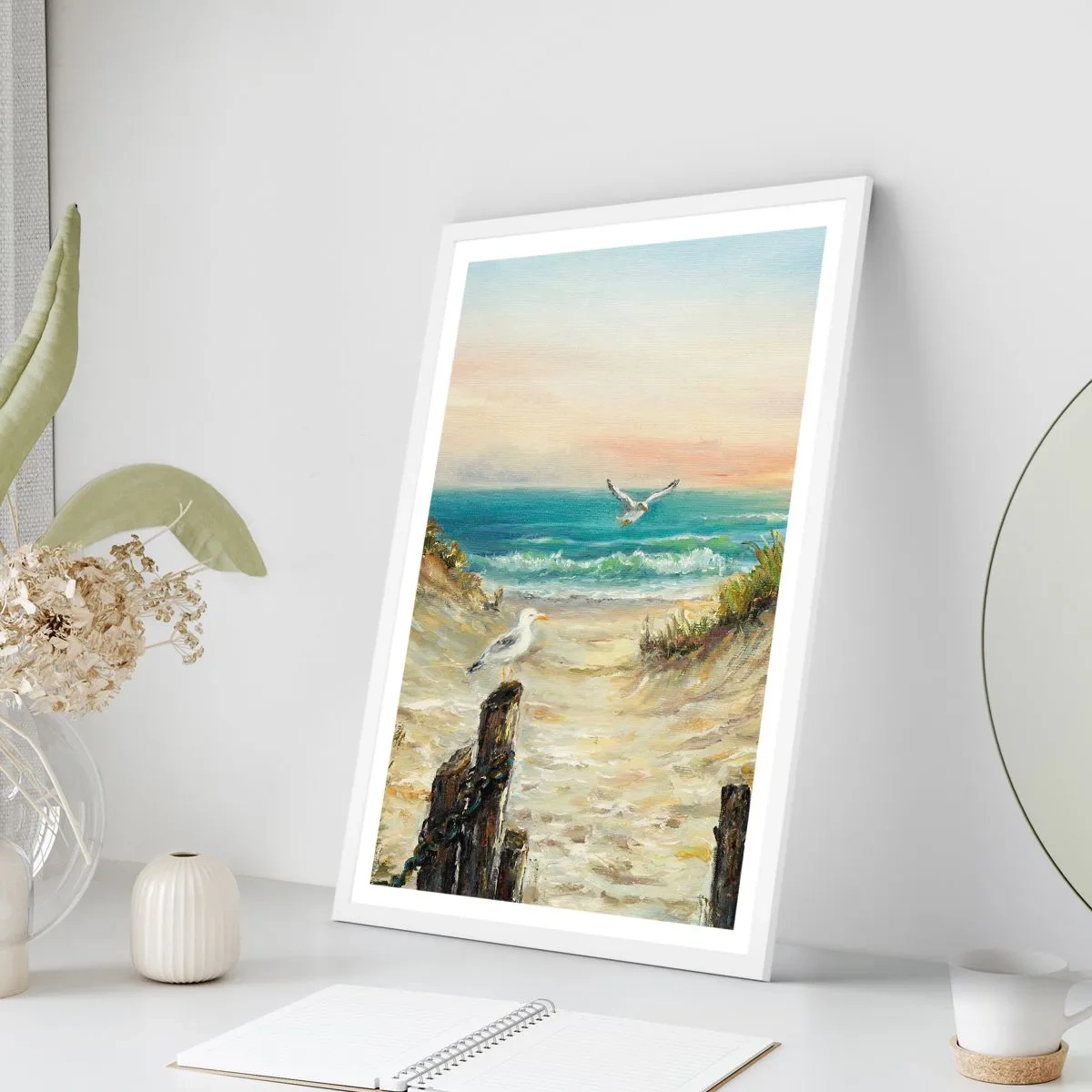 Poszter fekete keretben - Szélcsend - 61x91 cm