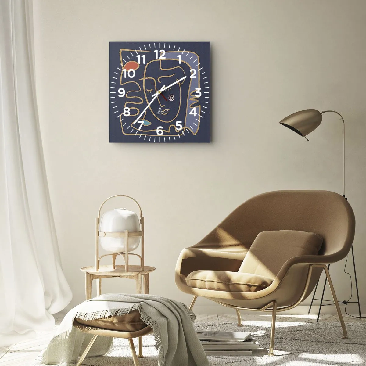 Falióra, Óra - Álmodozásban - 30x30 cm