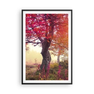 Poszter fehér keretben - Virágzás őrülete - 61x91 cm