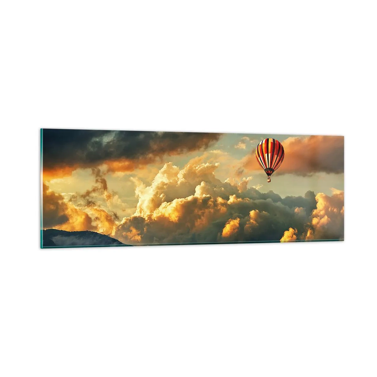 Üveg kép - Azért repülök, mert akarok - 90x30 cm