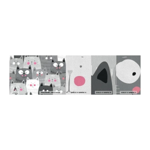 Fotótapéta Minta Premium Sand - A macska világa - Gyerekeknek, Macska, Állatok - 100x30 cm