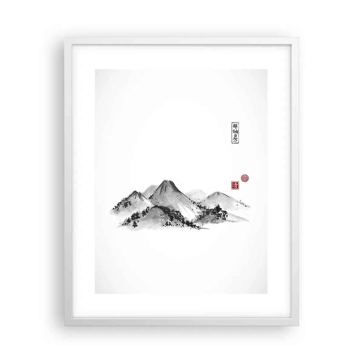 Poszter fekete keretben - Messze a távoltól - 40x50 cm