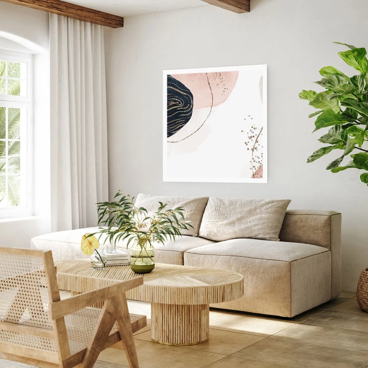 Poszter - Minden folyik - 30x30 cm