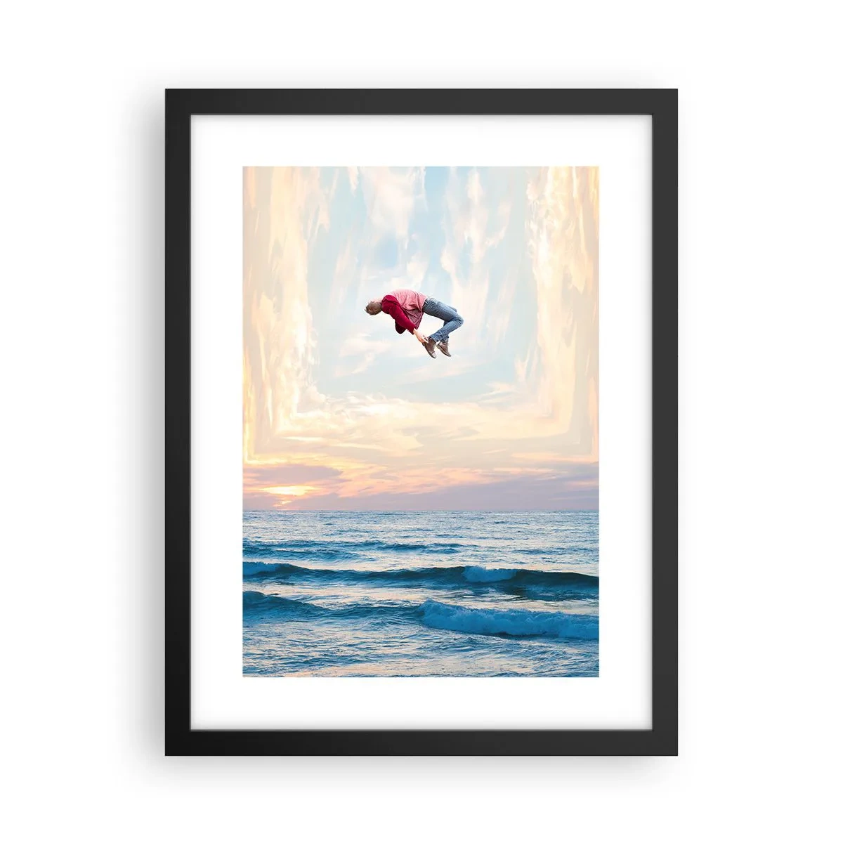 Poszter fehér keretben - Egy másik dimenzióba - 30x40 cm