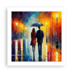 Poszter - Együtt - egy színes éjszaka - 50x50 cm