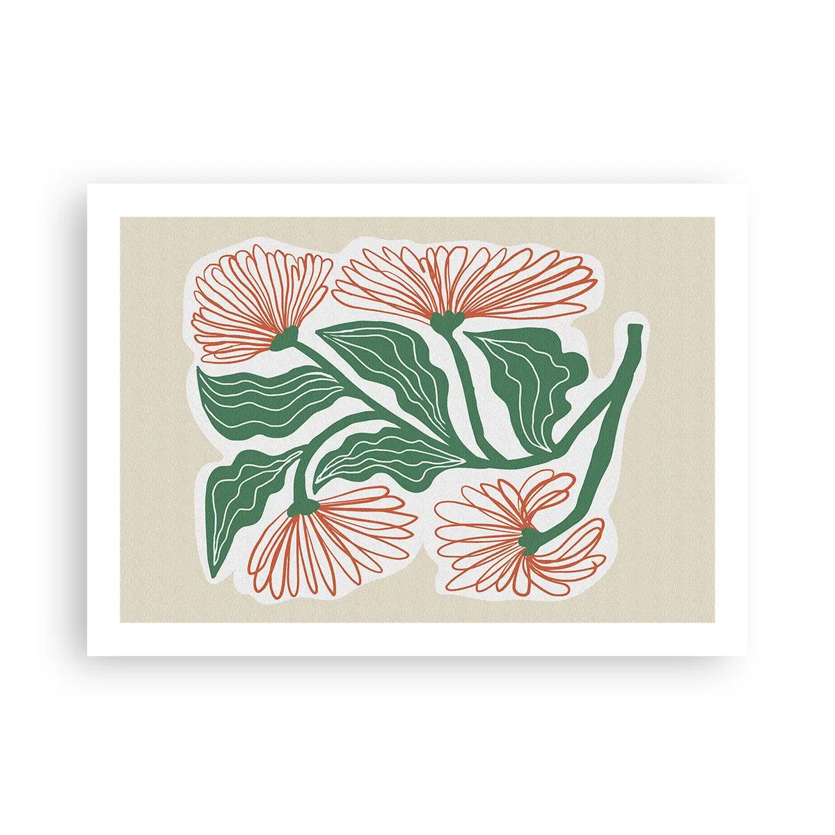 Poszter - Népi és modern - 70x50 cm