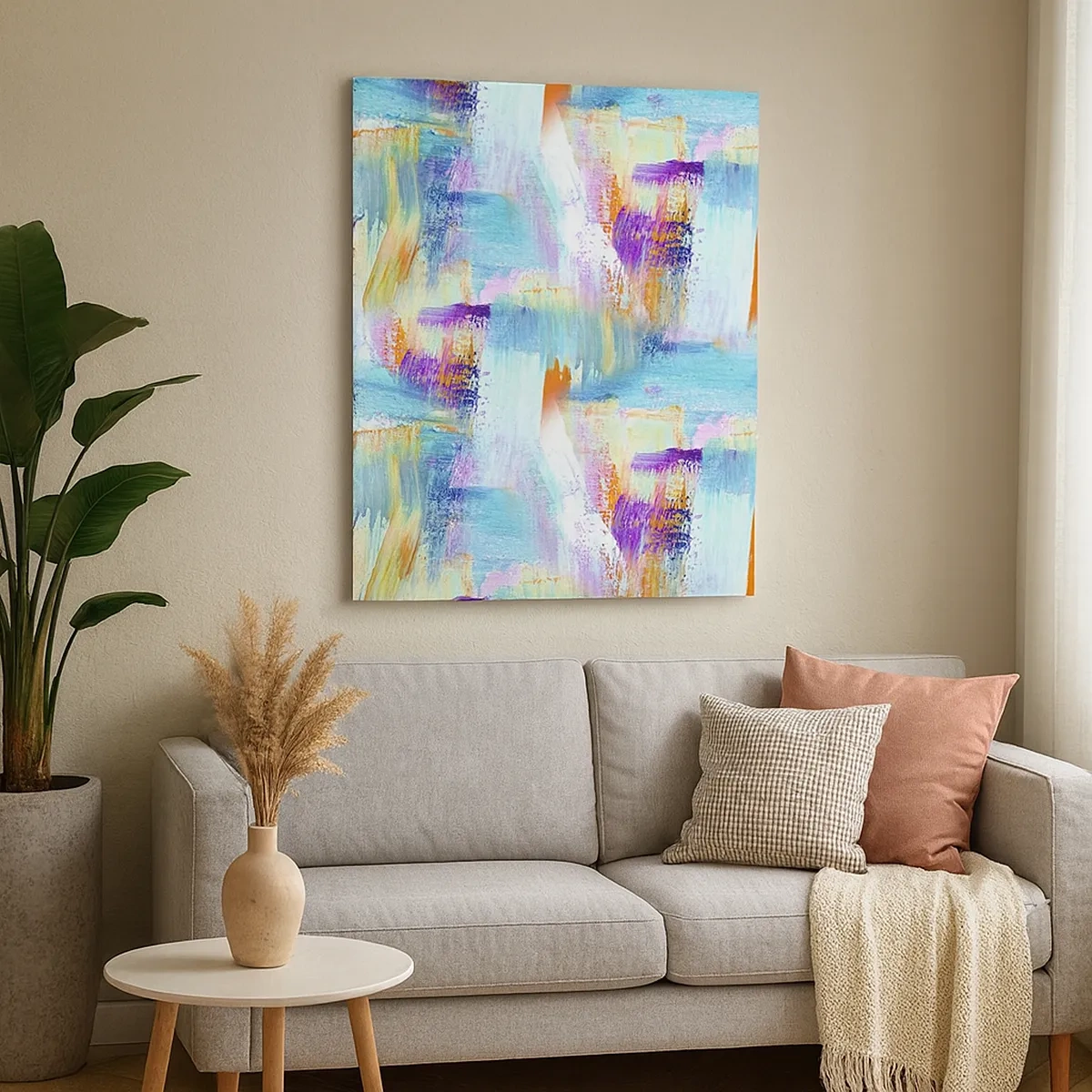 Vászonkép - Vidám firka - 50x70 cm