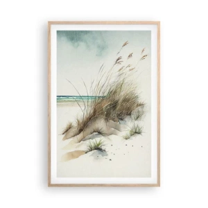 Poszter világos tölgy keretben - Homokba burkolózva - 61x91 cm