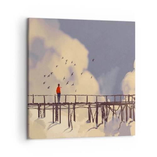 Vászonkép - Kék vágy - 50x50 cm