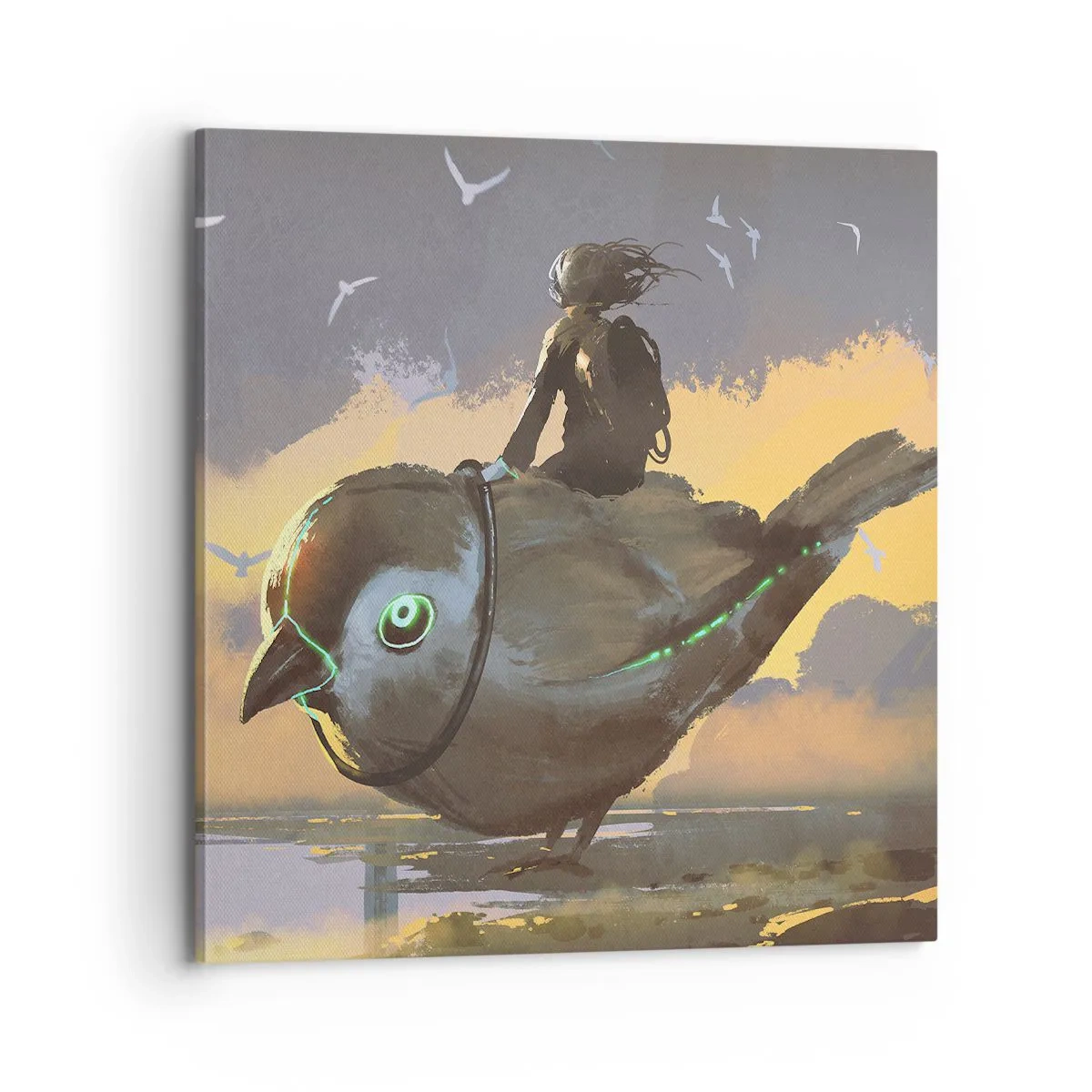 Vászonkép - Egy fantasztikus utazás állomása - 70x70 cm