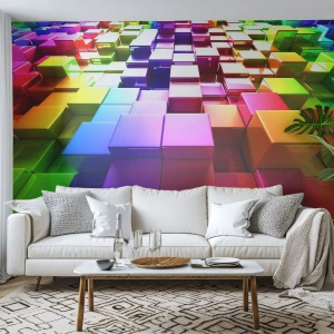 Egyedi tapéta Premium Sand - Op-art együtt egy csapatban - Absztrakció, Grafika, 3D