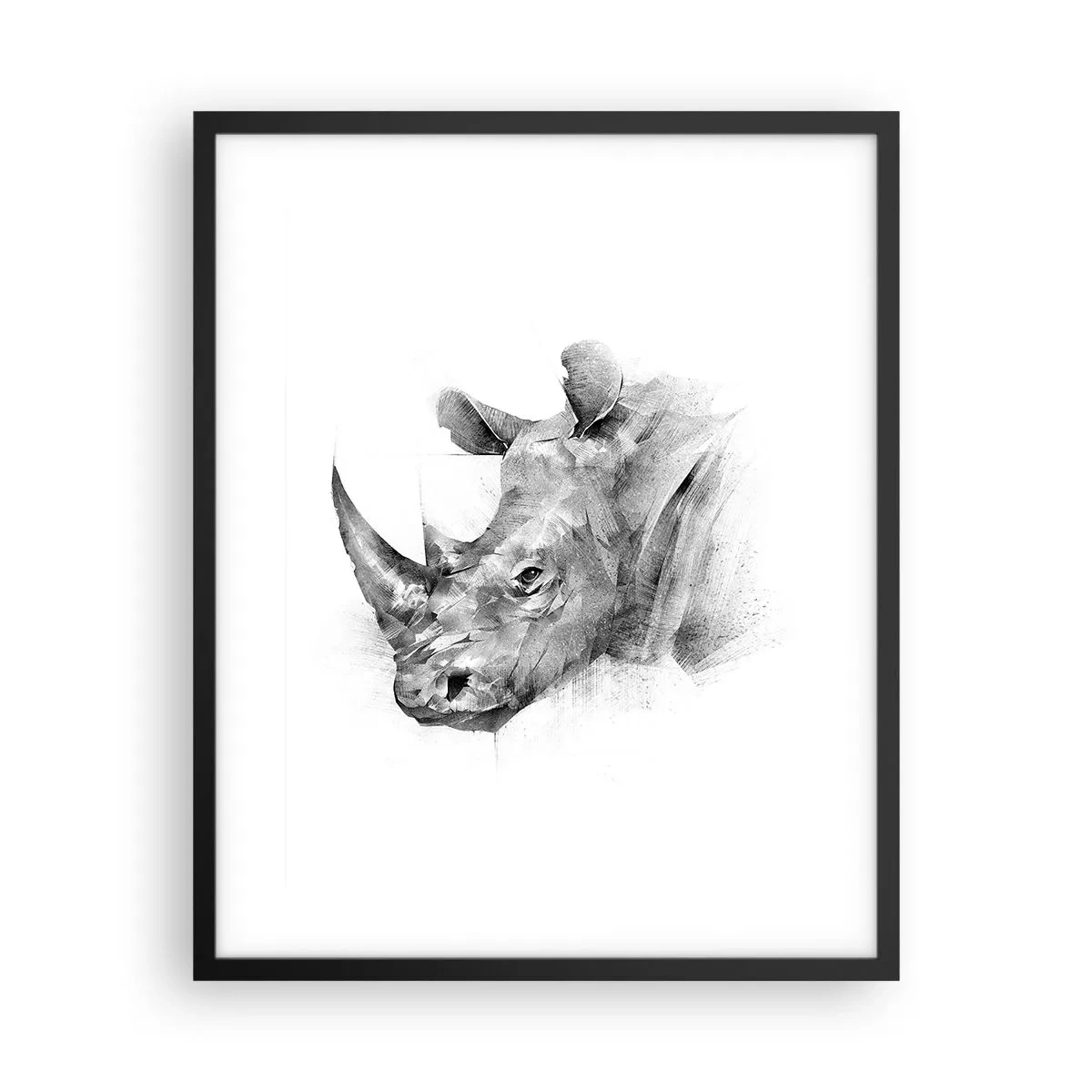 Poszter fehér keretben - Afrikai portré - 40x50 cm