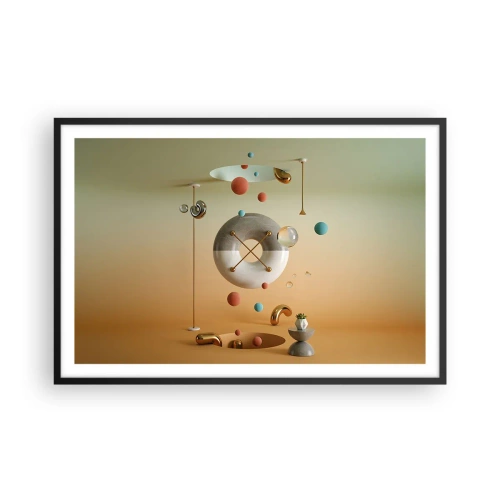 Poszter fehér keretben - Bármi megtörténhet - 91x61 cm