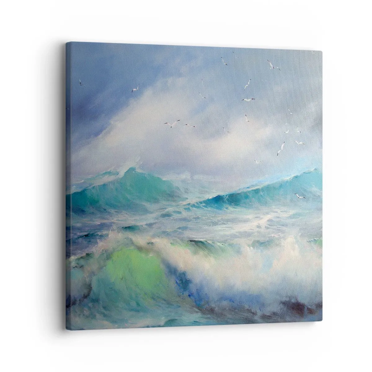 Vászonkép - "A forgószél diadalmasan üvöltött...” - 30x30 cm