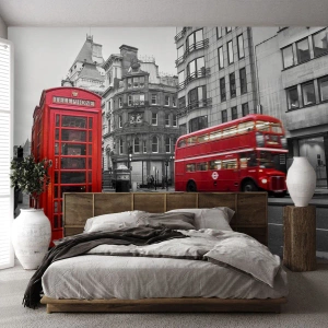 Fotótapéta Premium Canvas - Legpirosabb az Európában - Város, London, Építészet - 350x256 cm