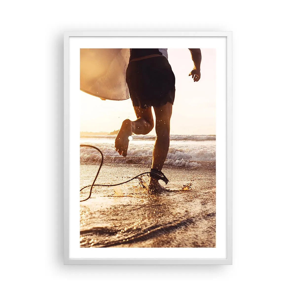 Poszter fekete keretben - A hullám felé - 50x70 cm