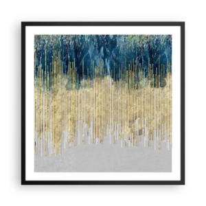 Poszter fehér keretben - Aranyozott határ - 60x60 cm