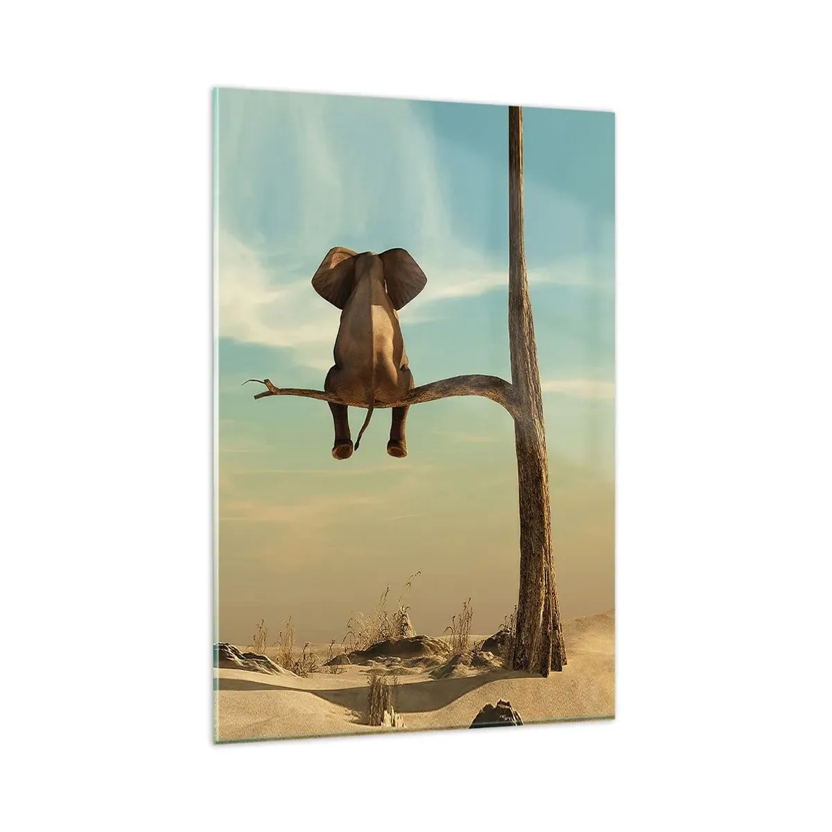 Üveg kép - Egy új nézőpont - 80x120 cm