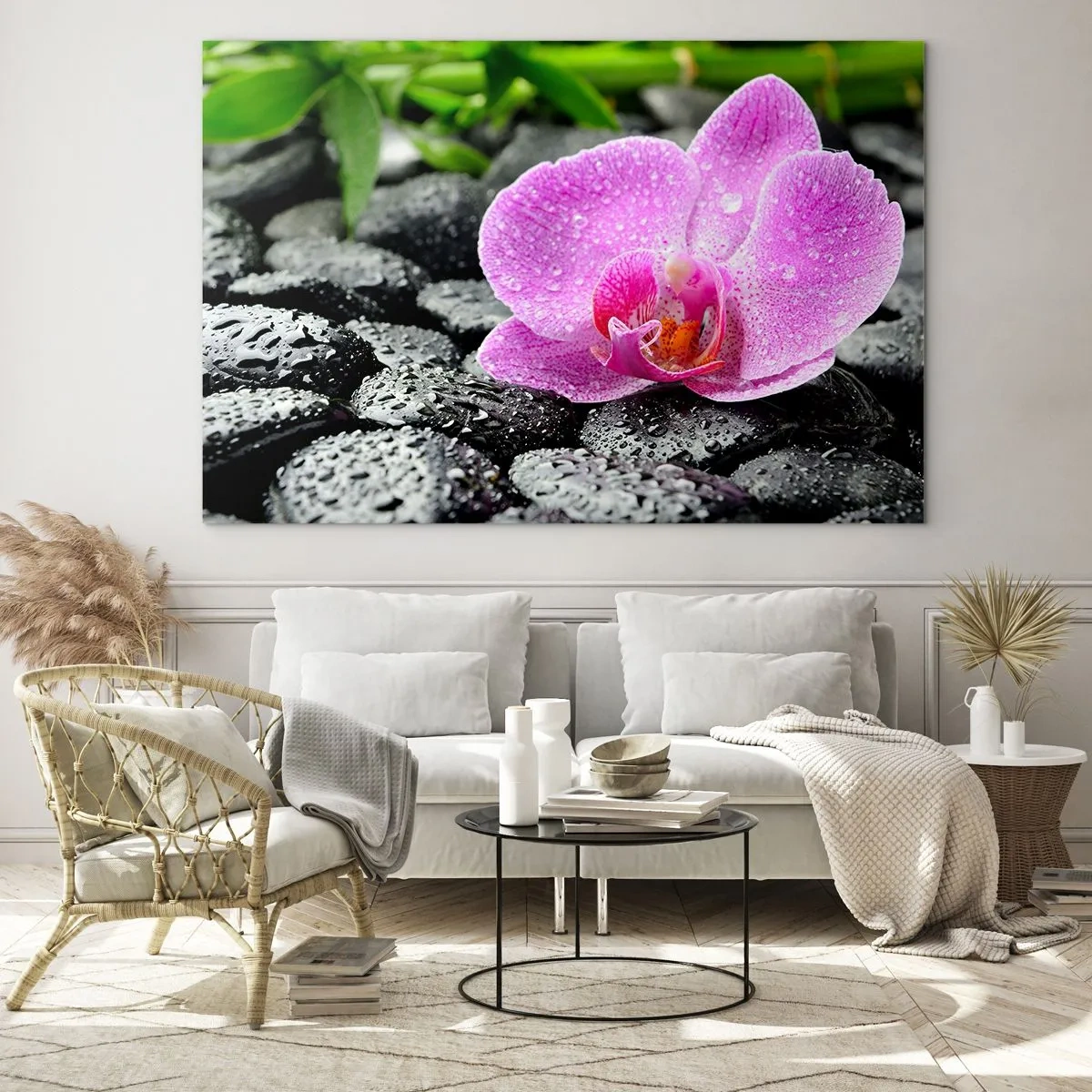 Üveg kép - Mint egy nyitott szív - 100x70 cm