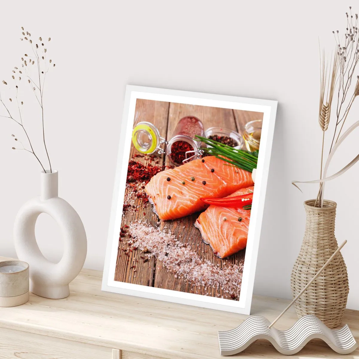 Poszter fekete keretben - Norvég kaland a konyhában - 50x70 cm