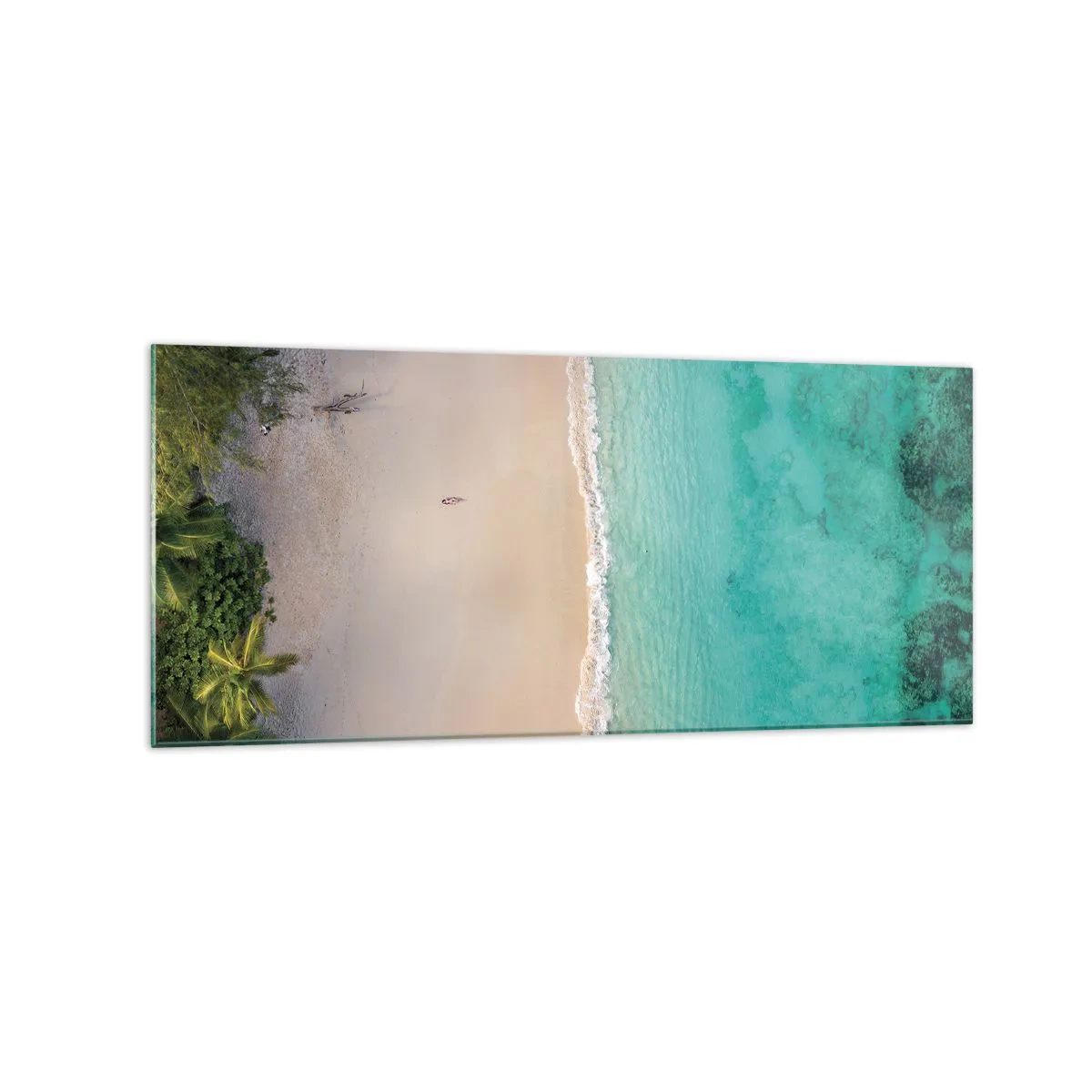 Üveg kép - Paradicsomi tengerpart - 120x50 cm