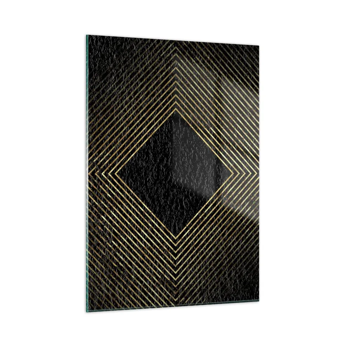Üveg kép - Geometria glamour stílusban - 50x70 cm