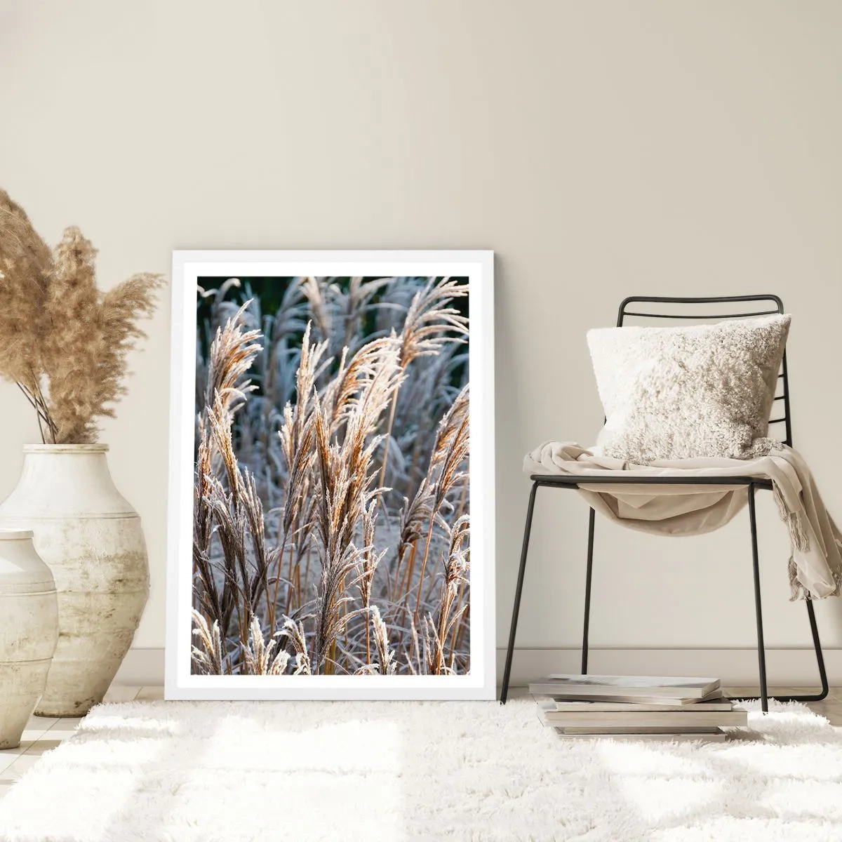 Poszter fekete keretben - Zúzmarába öltözött - 70x100 cm