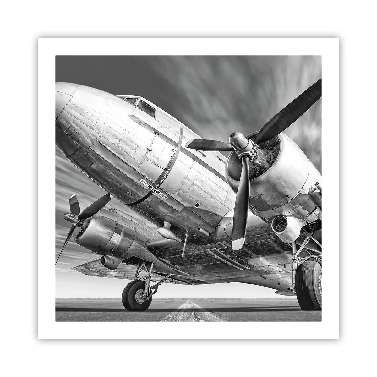 Poszter - Mindig kész a repülésre - 60x60 cm