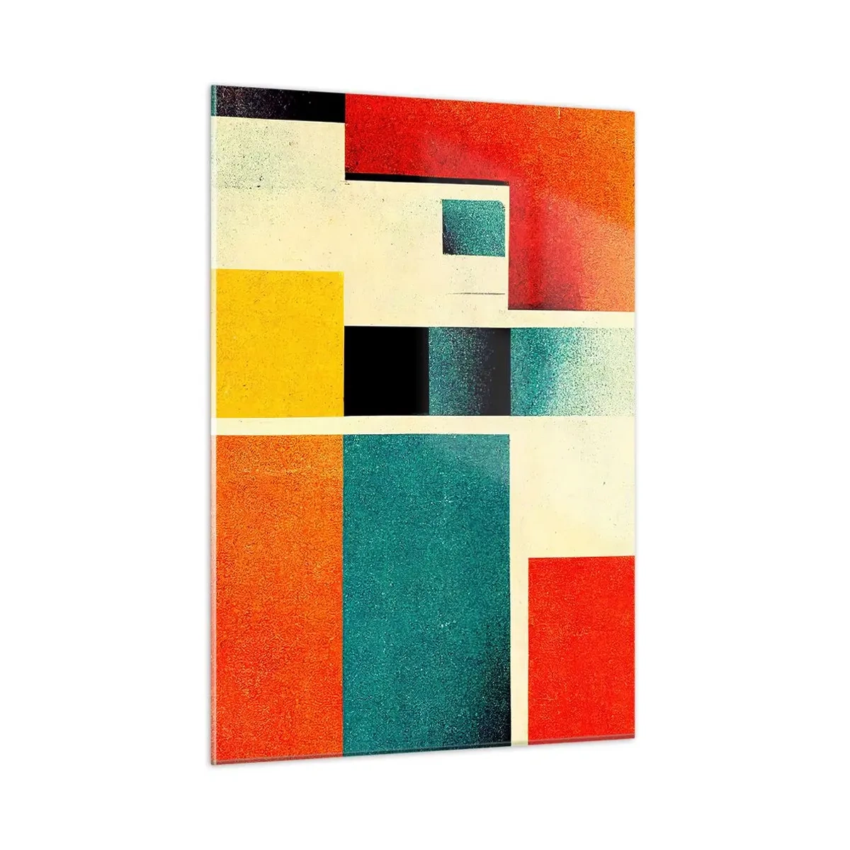 Üveg kép - Geometrikus absztrakció - jó energia - 50x70 cm