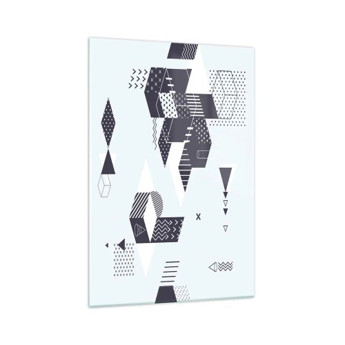 Üveg kép - Lélekben a matematika - 70x100 cm