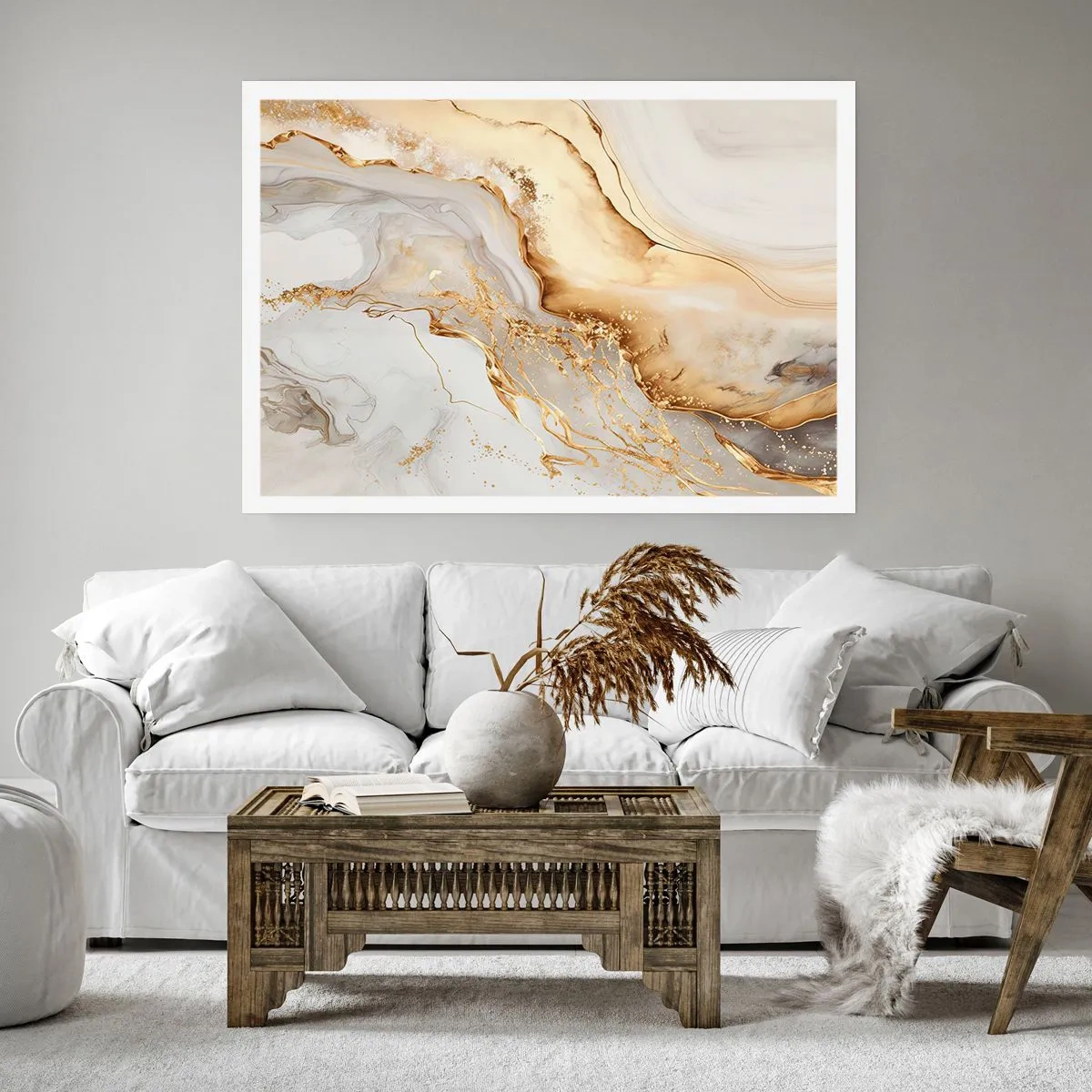 Poszter - Absztrakció: szépség és jóság - 100x70 cm